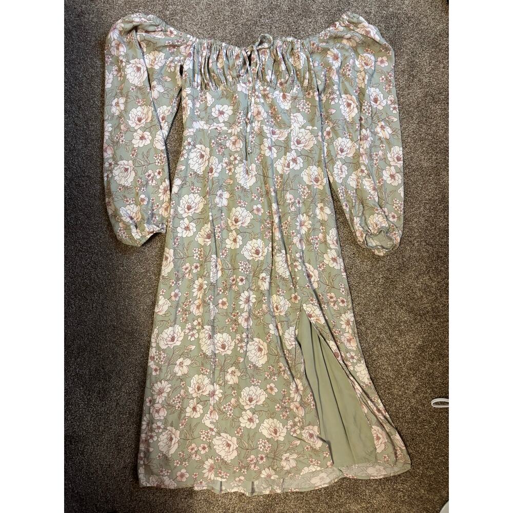 Altar’d State Floral Off The Shoulder Dress